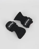 Paire de sangles de tirage STOYIK Athletics pour la musculation en cuirs velours et avec surface en mousse pour un meilleur confort